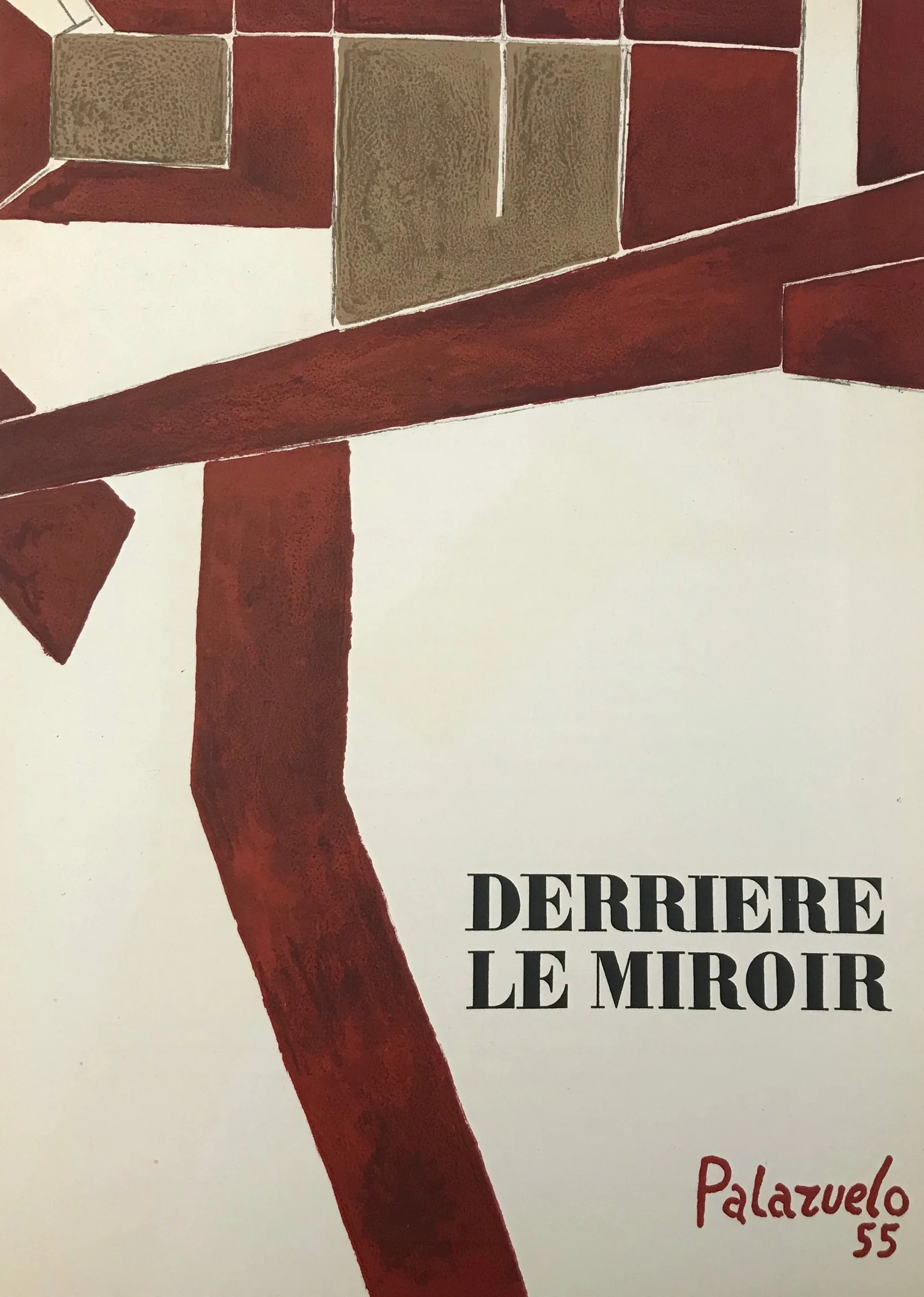 Pablo Palazuelo, Original Lithograph, DM0173, Derriere le Miroir 1955