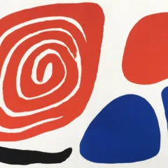 Calder Original Lithograph, AB1d, 1972