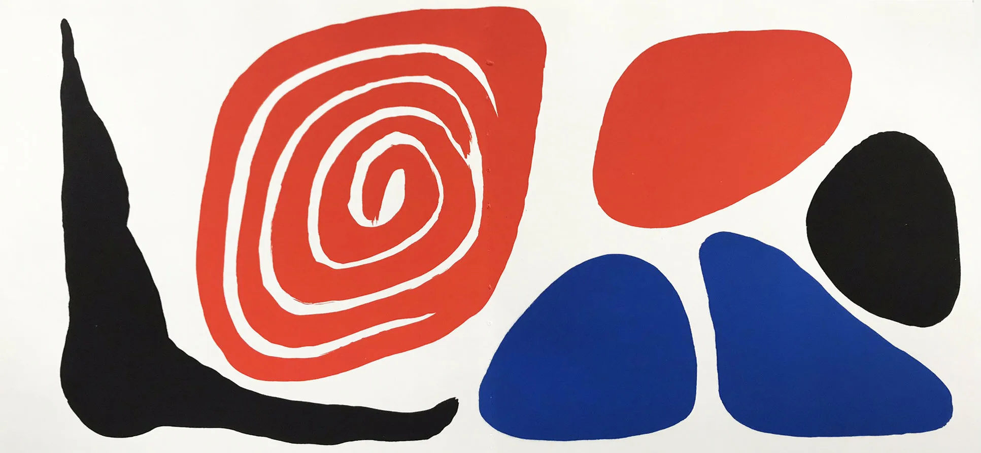 Calder Original Lithograph, AB1d, 1972