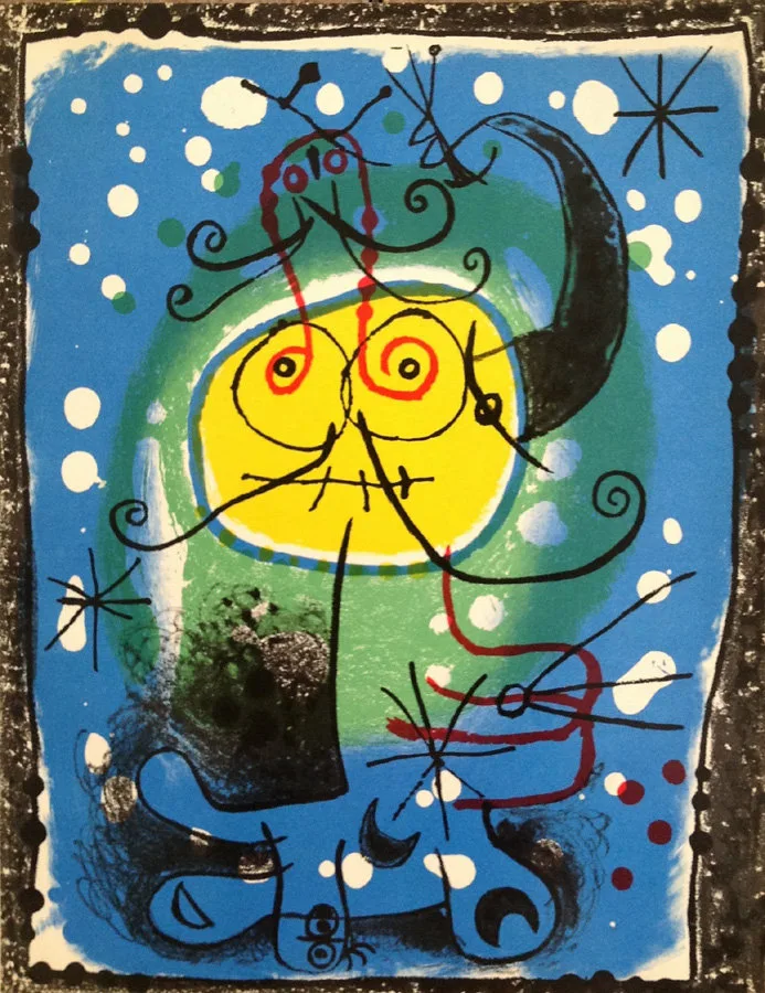 Joan Miro, Original Lithograph, Variation 2, XX siecle 1973