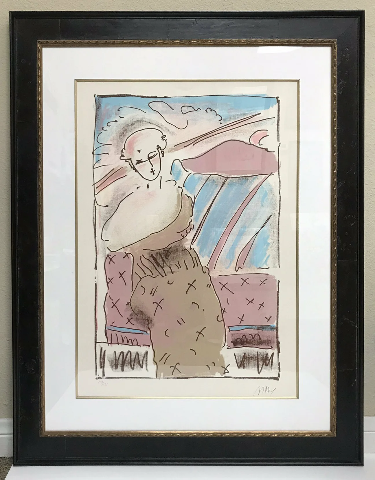 Peter Max, Serigraph Pencil Signed & numbered, framed
