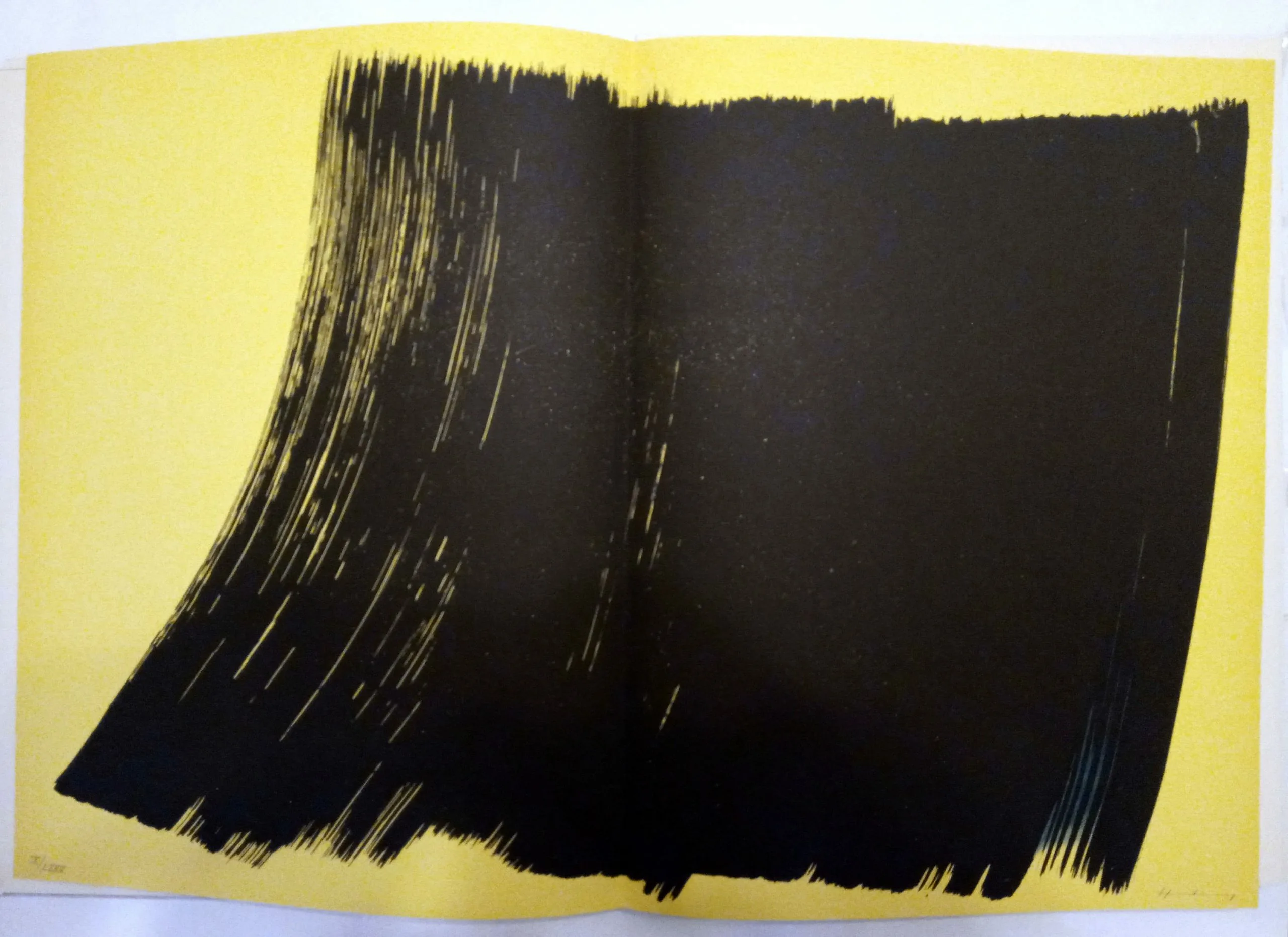 Hans Hartung Lithograph Farandole 4, Signed & numbered 1971