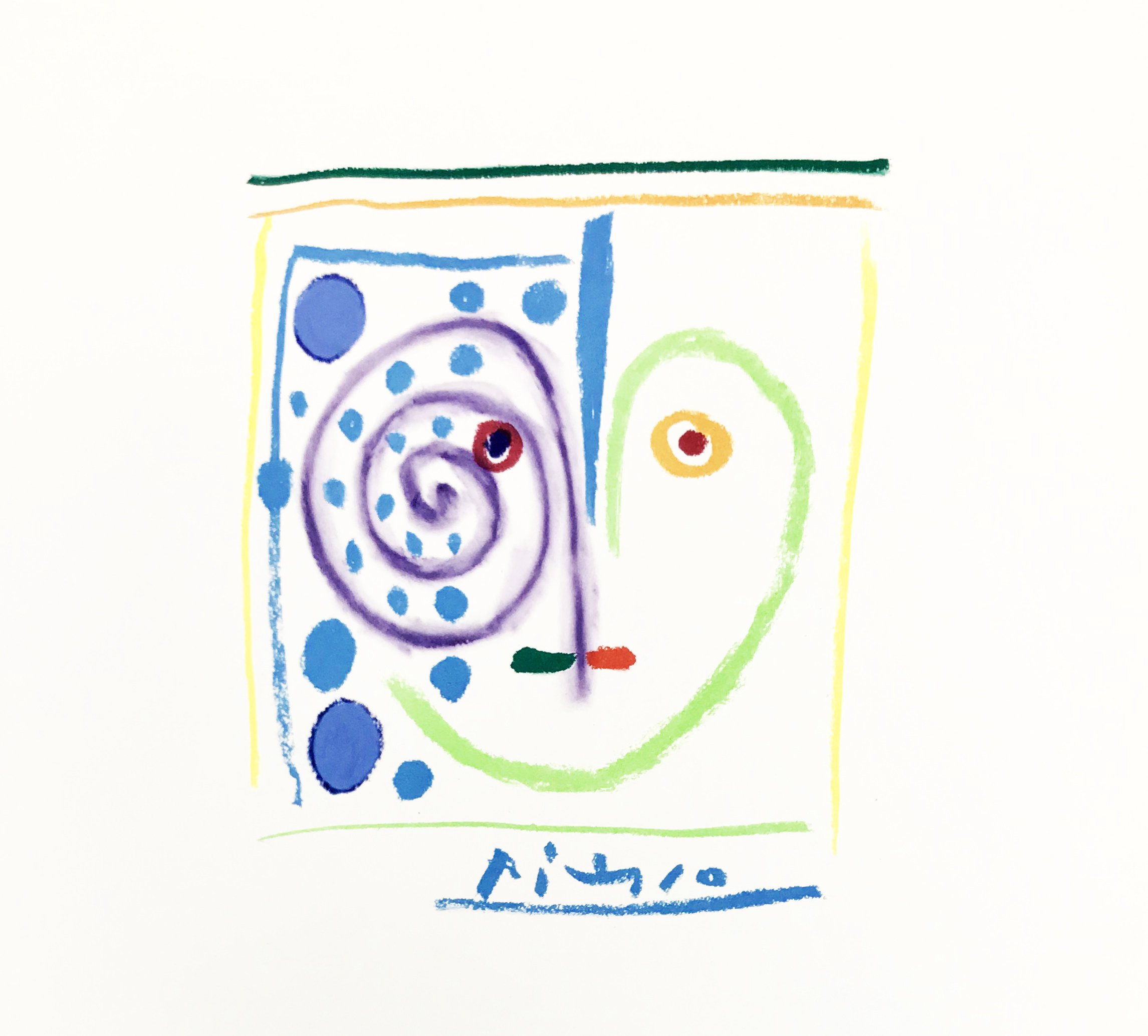 Pablo Picasso Lithograph 77, This is my Heart 1968