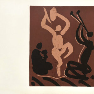 Pablo Picasso 26, Linogravures Mere danseuse et Musicien, 1962
