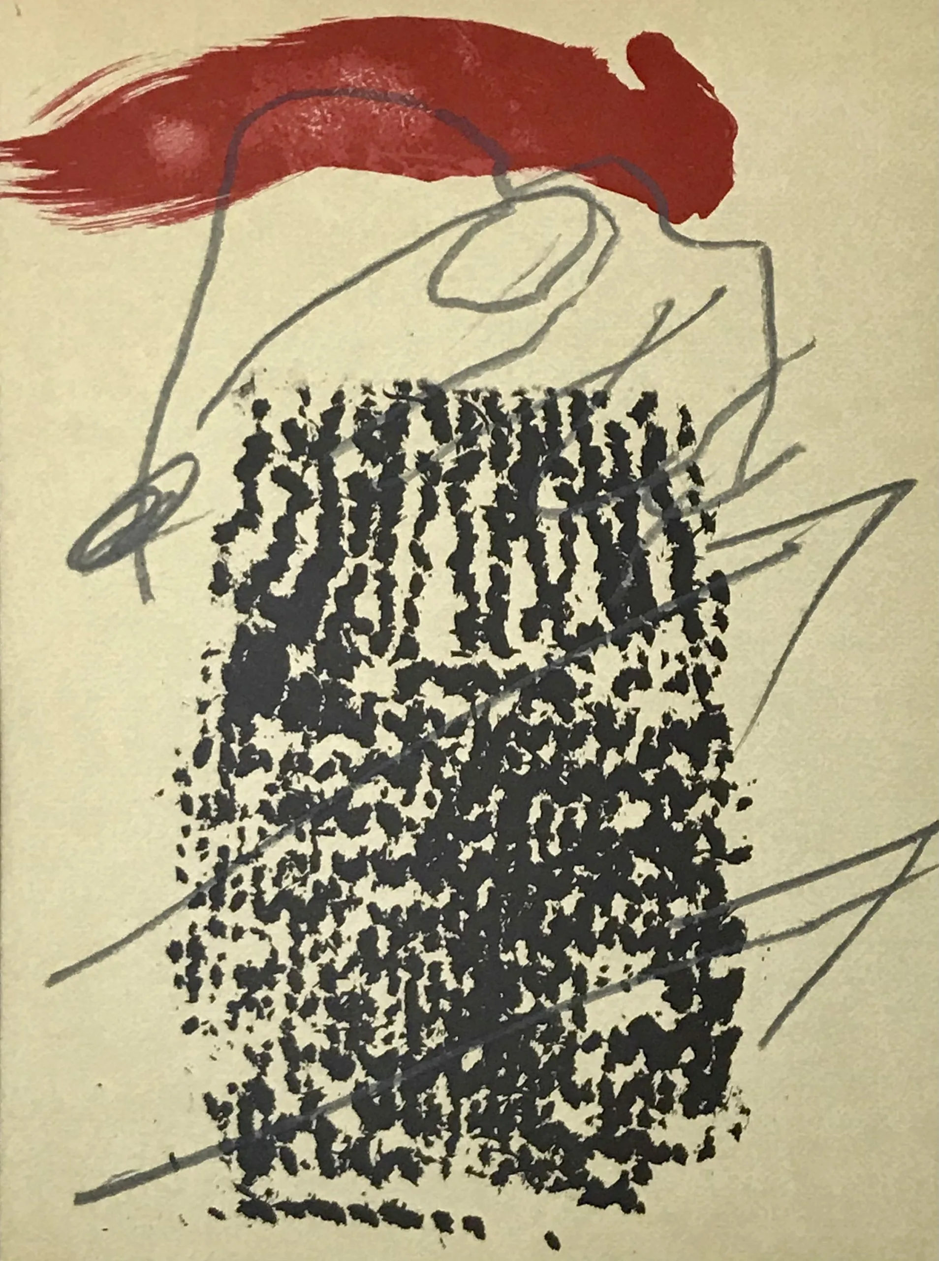 Antoni Tapies, Original lithograph, Ediciones Poligrafa 1979