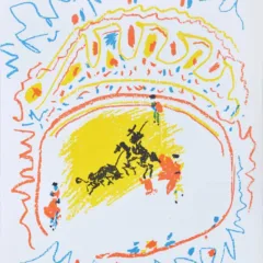 Picasso Original Lithograph Corrida XXe Siecle 1971