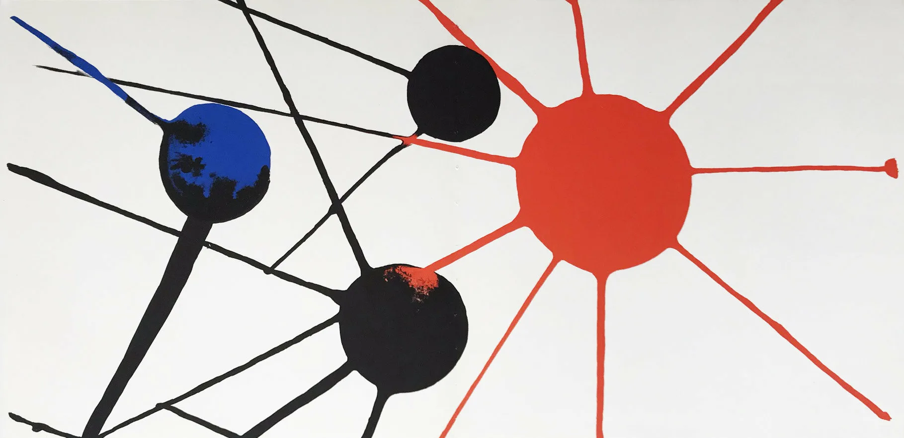 Calder Original Lithograph AB2d, 1972