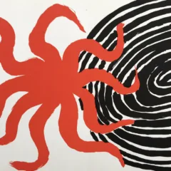 Alexander Calder Original Lithograph 1972, AB3d