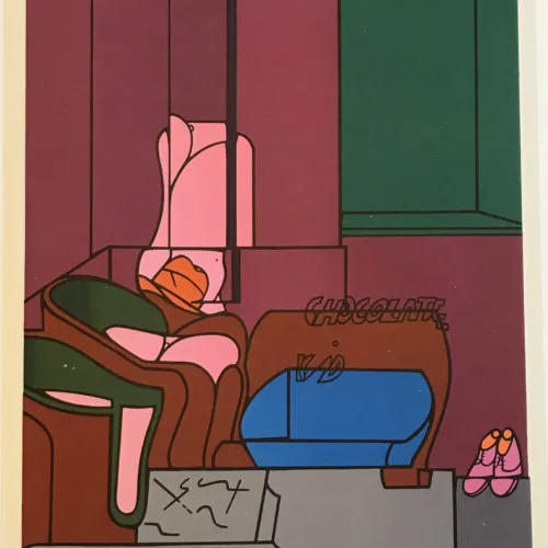 Adami Valerio, Original Lithograph DM04188, Derriere le Miroir 1970