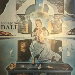 Book Homage to Dali 1980, includes 1 Lithograph