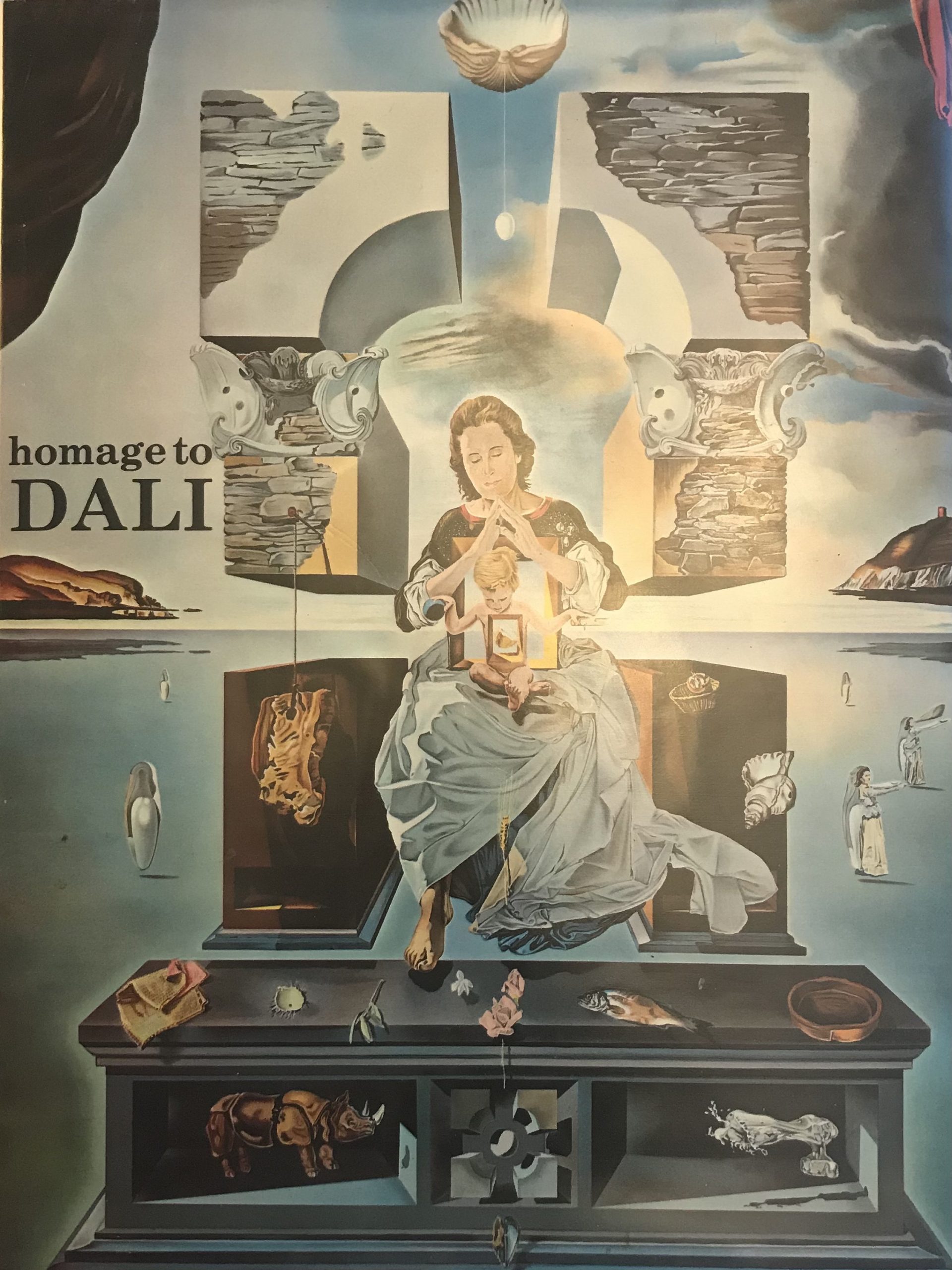 Homage To Dali XXe Siecle 1980 Contains 1 Lithograph Artebonito homage-to-dali-xxe-siecle-1980-contains-1-lithograph-artebonito