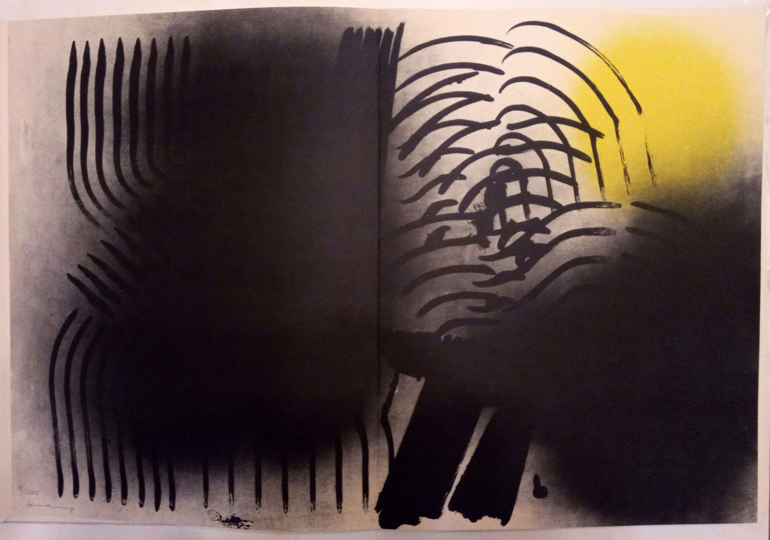 Hans Hartung, Pencil Signed & numbered Original Lithograph 2, Farandole 1971