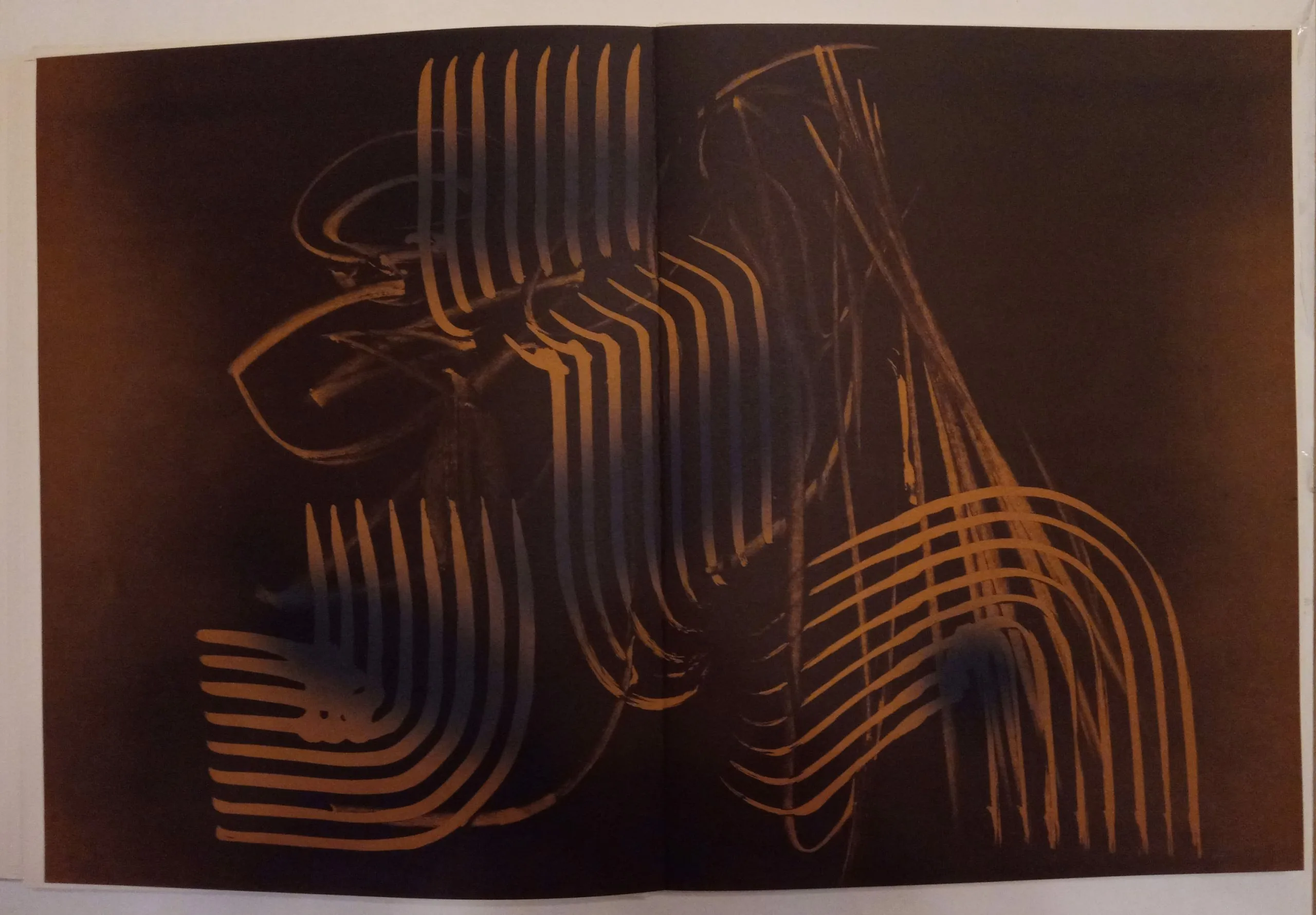 Hans Hartung Lithograph Farandole 6, Signed & numbered 1971