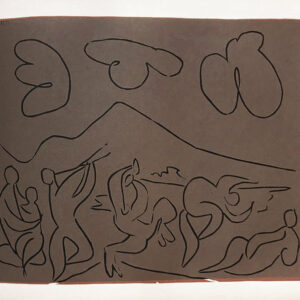 Pablo Picasso 24, Linogravures Bacchanale 17/11/59, 1962