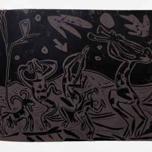 Pablo Picasso 33, Linogravures Les Danseuses au hibou, 1962
