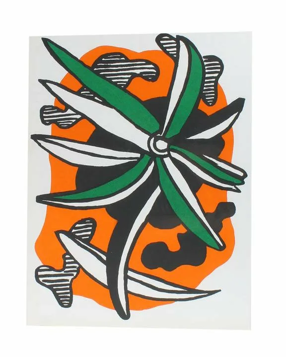 Fernand Leger Original lithograph 1971, Revue XX Siecle