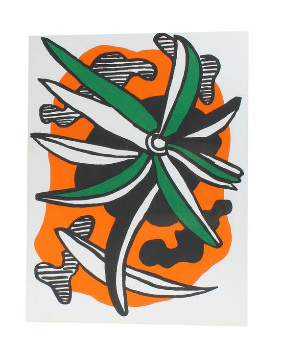 Fernand Leger Original lithograph 1971, Revue XX Siecle