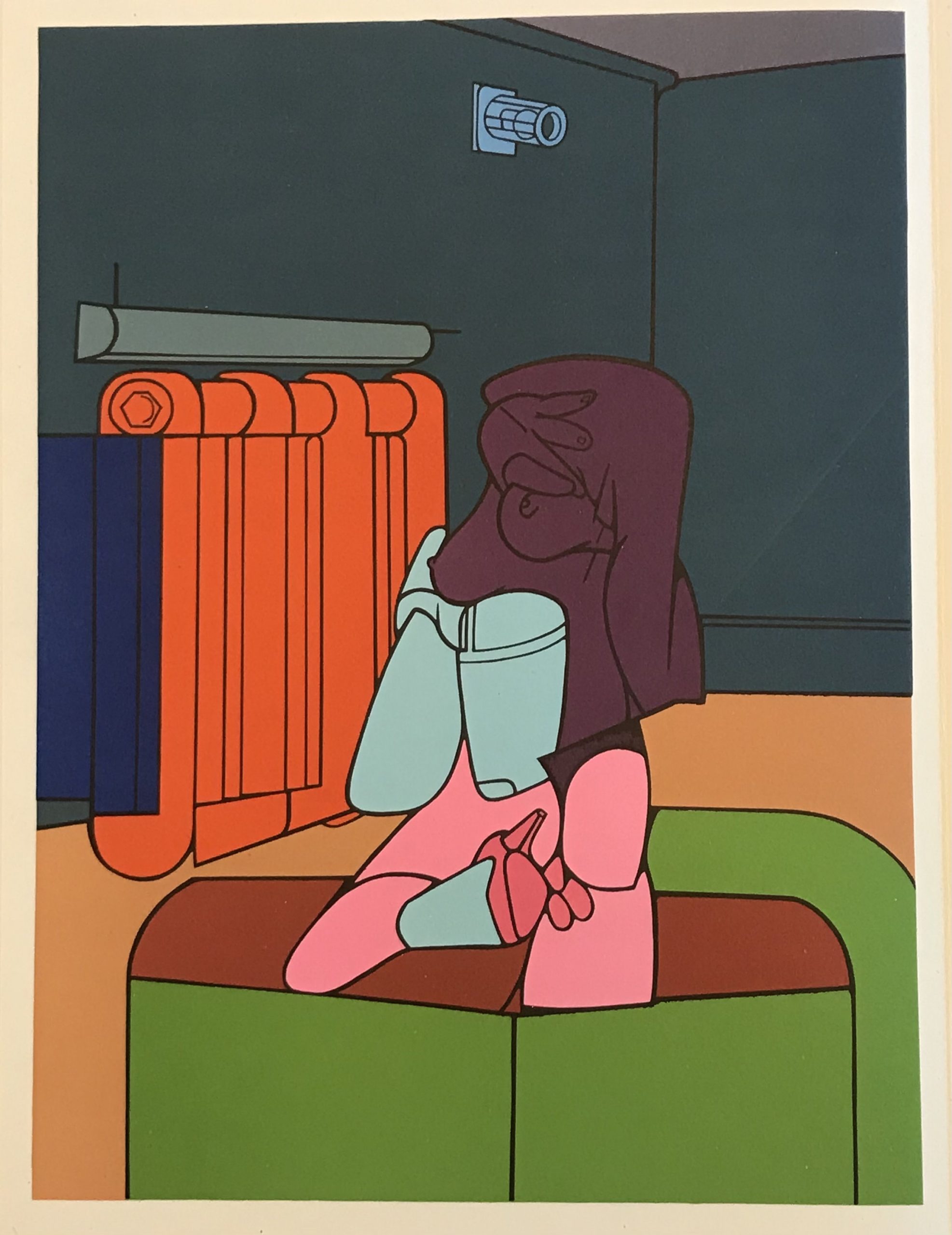 Adami Lithograph DM02188, Derriere le Miroir 1970