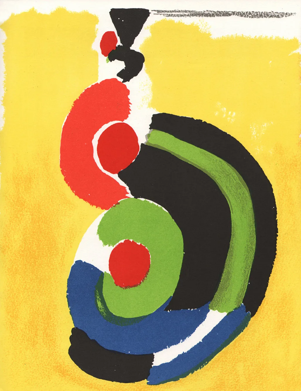 Sonia Delaunay Original Lithograph XXe siecle 1972