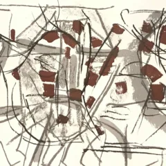 Riopelle, Original Lithograph, DM03208d, DLM 1970