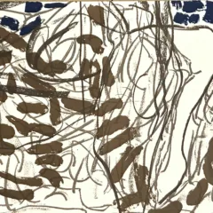Riopelle Original Lithograph DM04208d, Derriere le Miroir