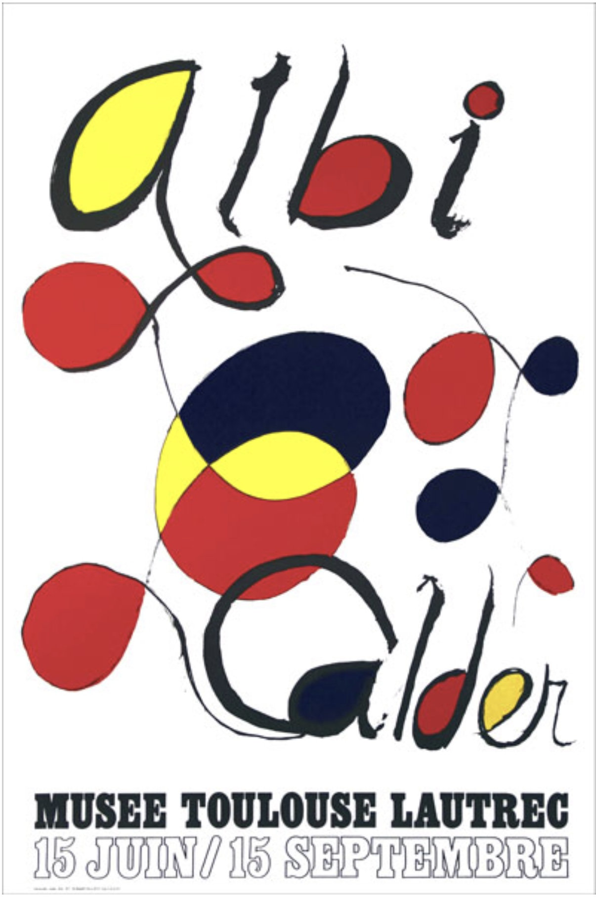 Calder, Poster Lithograph, Albi 1971