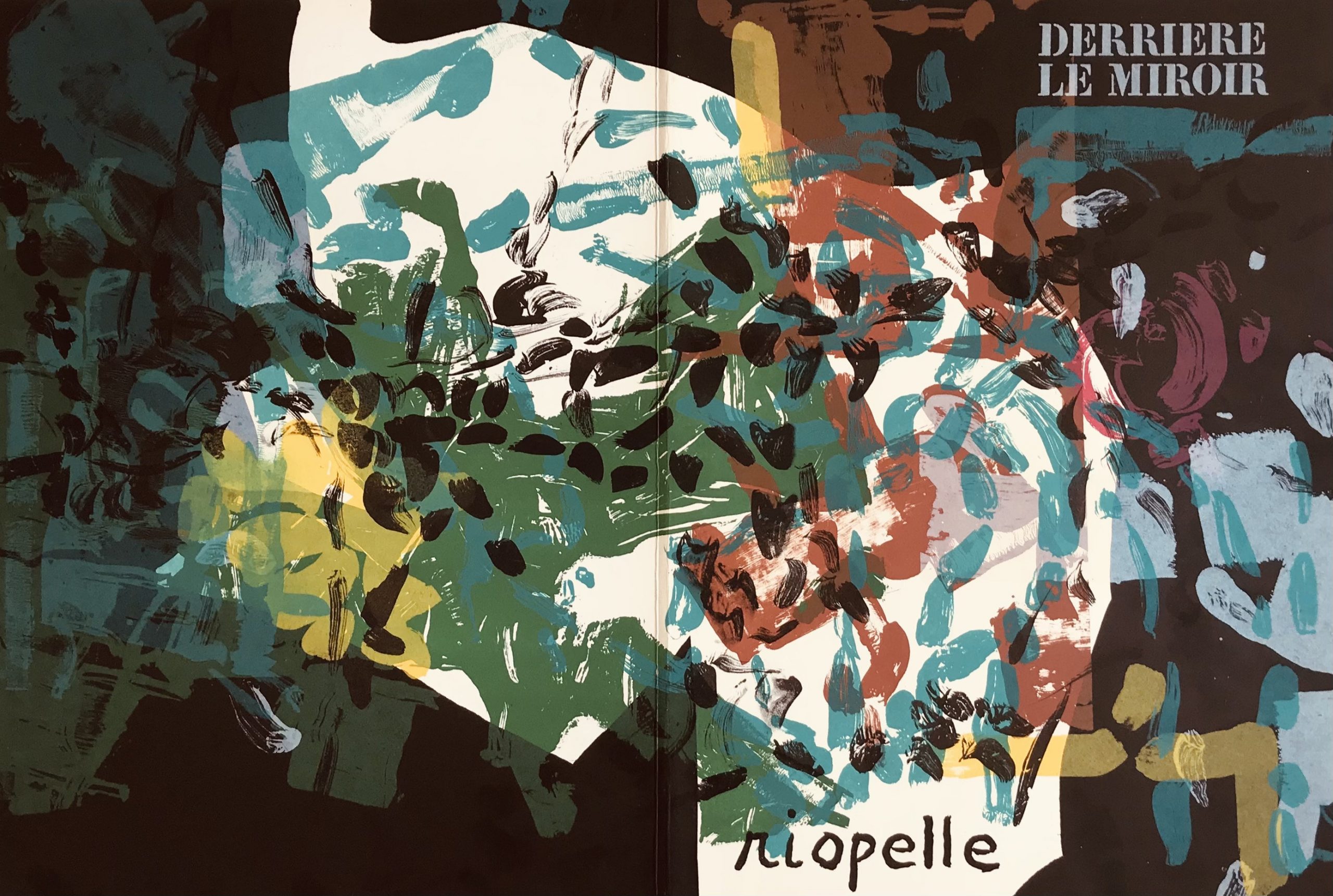 Riopelle, Original Lithograph, DM10171d, Derriere le Miroir 1968
