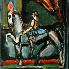 Book Homage to G. Rouault 1971, with 1 Lithograph