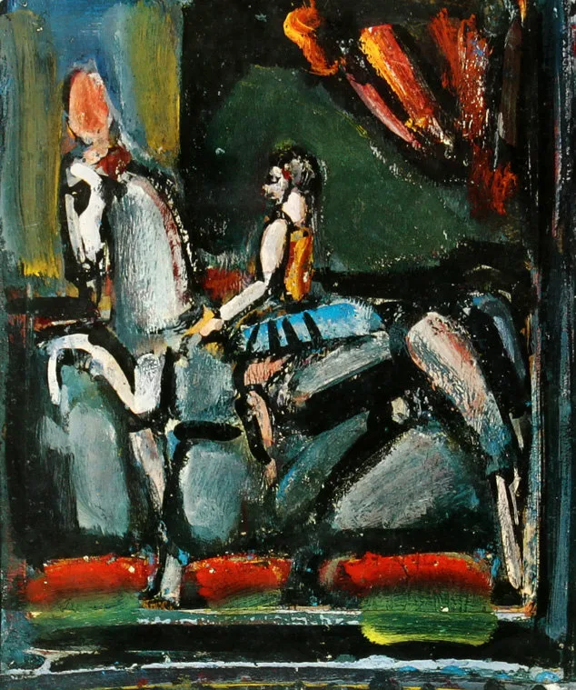 Book Homage to G. Rouault 1971, with 1 Lithograph