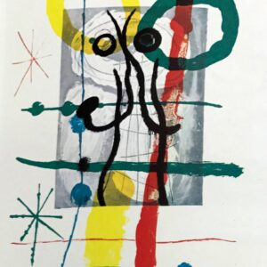 Joan Miro, Original Lithograph, DM03151, Derriere le Miroir 1970