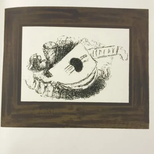 Braque Lithograph p79 La Guitare, Mourlot 1963