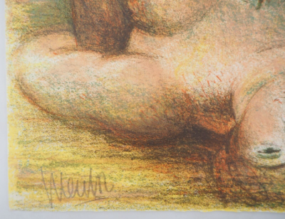 Blasco Mentor, Pencil Signed Original Lithograph, Venue adriatique 1968