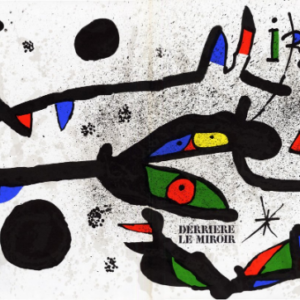 Joan Miro, Original Lithograph, DM01231d, Derriere le miroir 1978