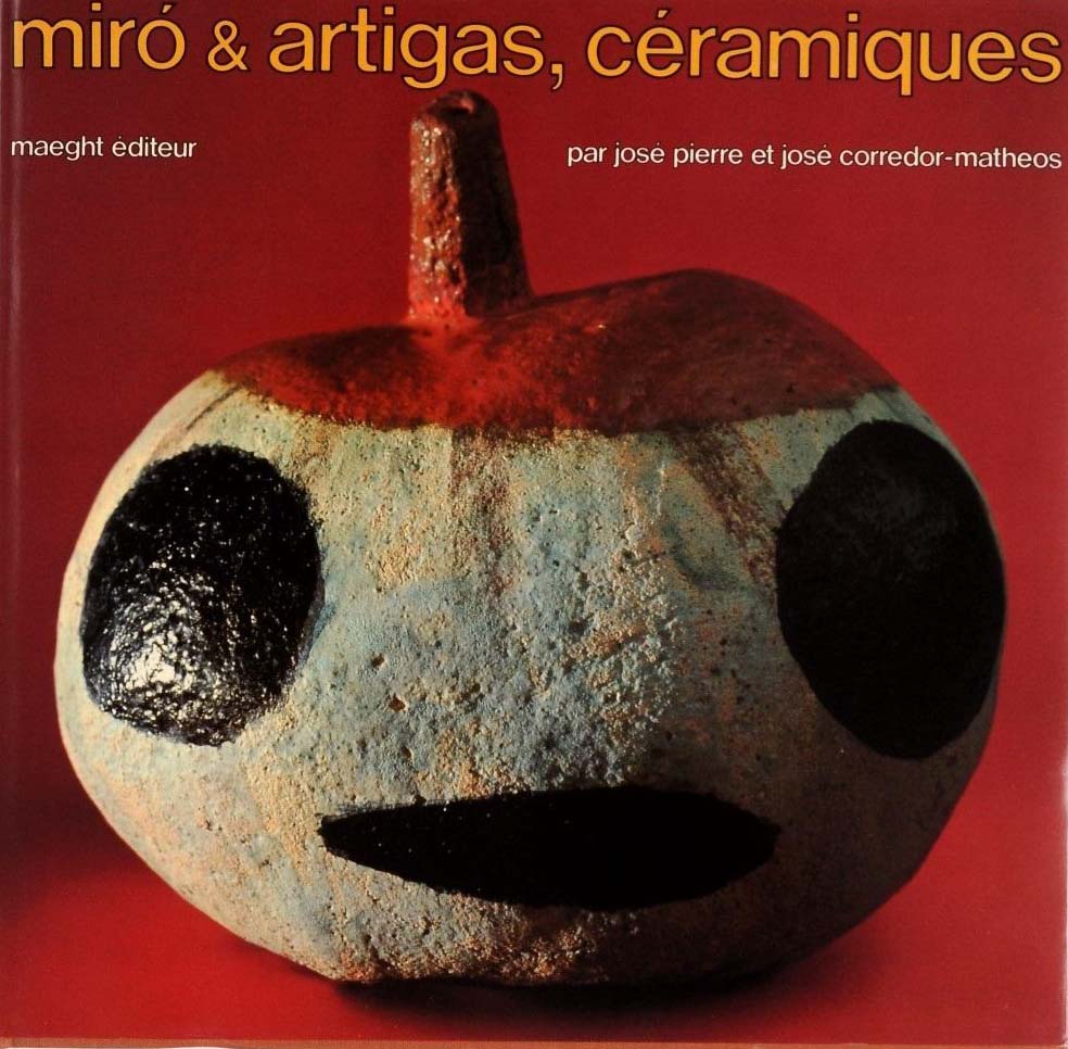 Book Ceramique MIRO & Artigas 1974, contains 2 lithographs
