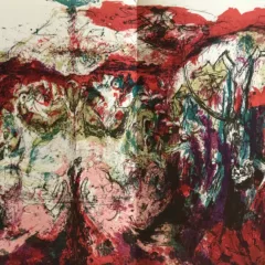 Pierre Parsus Original Lithograph "Mourir pour des idees"