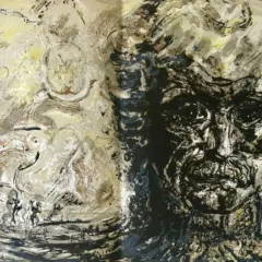 Pierre Parsus Original Lithograph "Untitled"