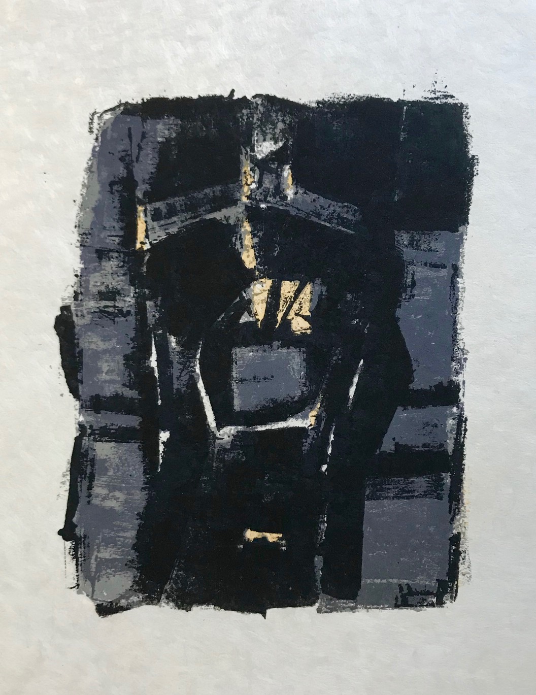 Orlando Pelayo "8" Original Lithograph 1962, Mourlot