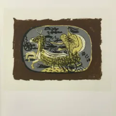 Braque Lithograph "Phaeton" 1963 Mourlot
