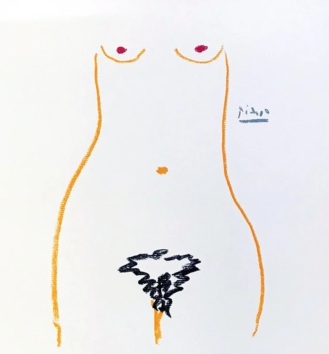 Pablo Picasso Lithograph 39, Eve 1968