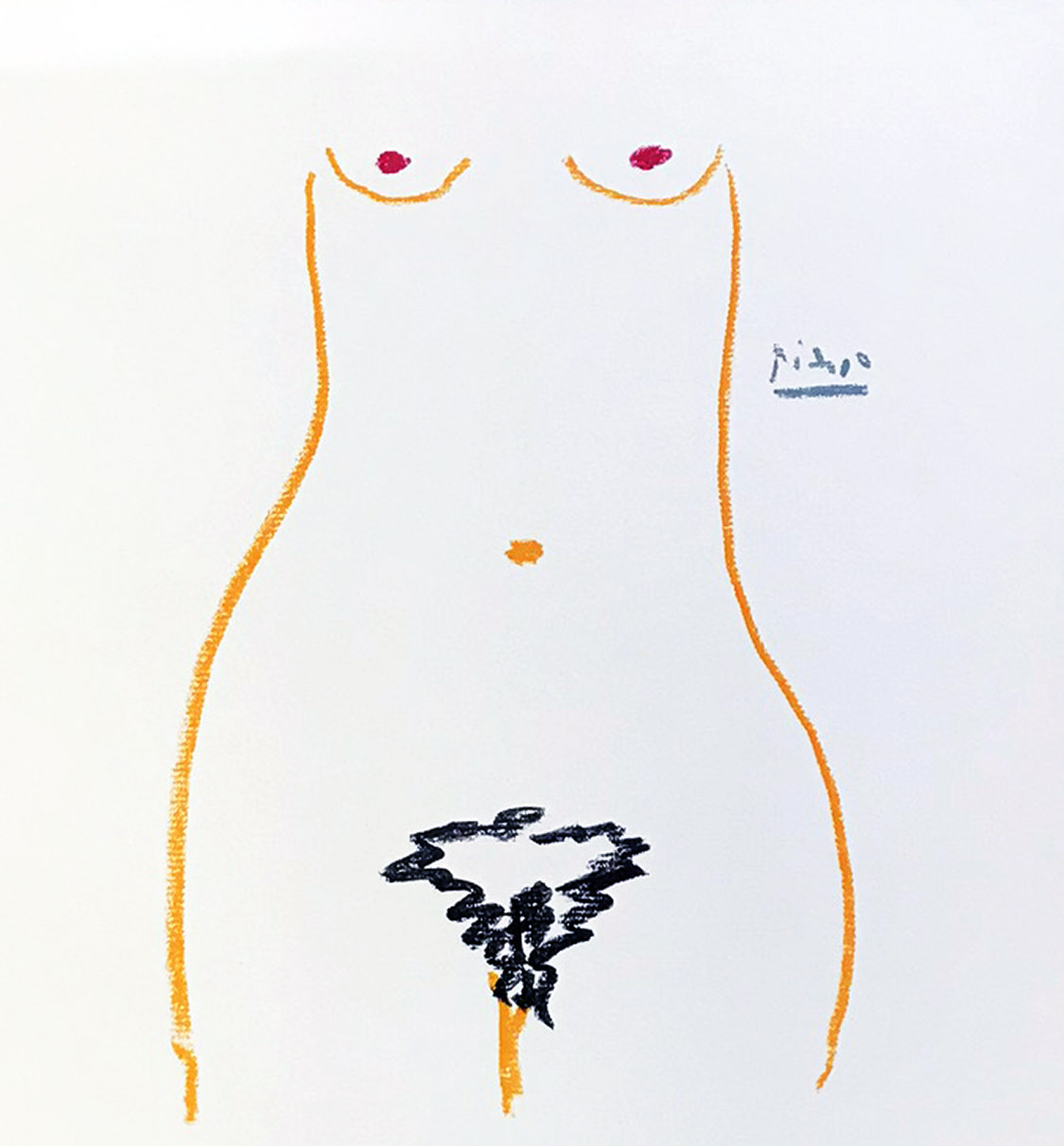 Pablo Picasso Lithograph 39, Eve 1968
