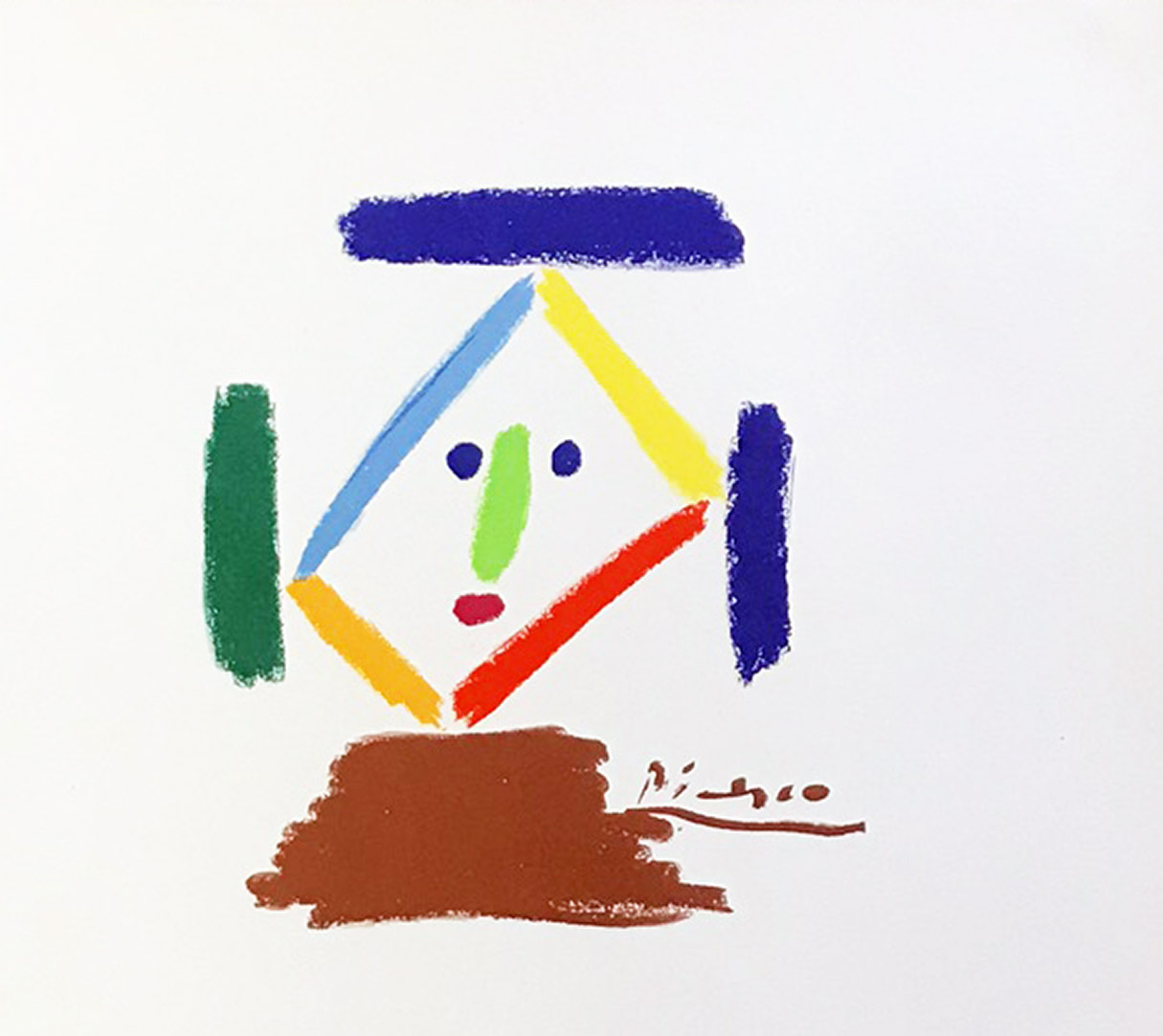 Pablo Picasso lithograph 135, The Nun 1968