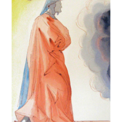 1960 Salvador Dali woodcut Paradise 1 Dante