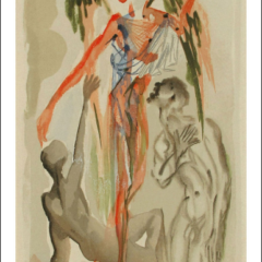 Salvador Dali Woodcut Purgatory 32 Earthly Paradise