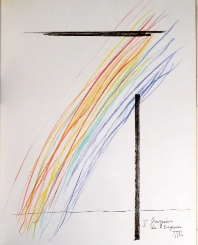 Man Ray Lithograph, Invasion de l'espace, XX siecle 1974